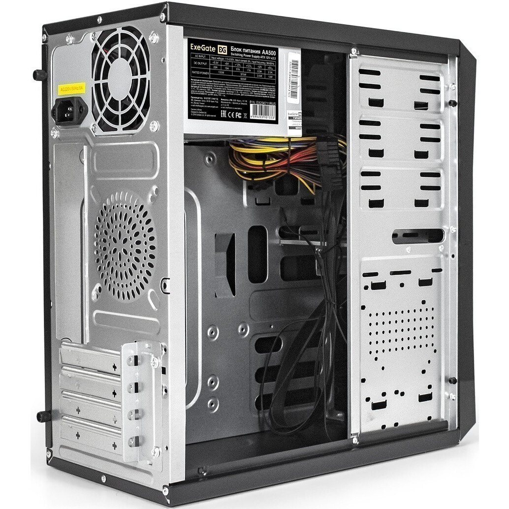 Корпус ExeGate BA-201 500W Black - EX284021RUS - фото 2