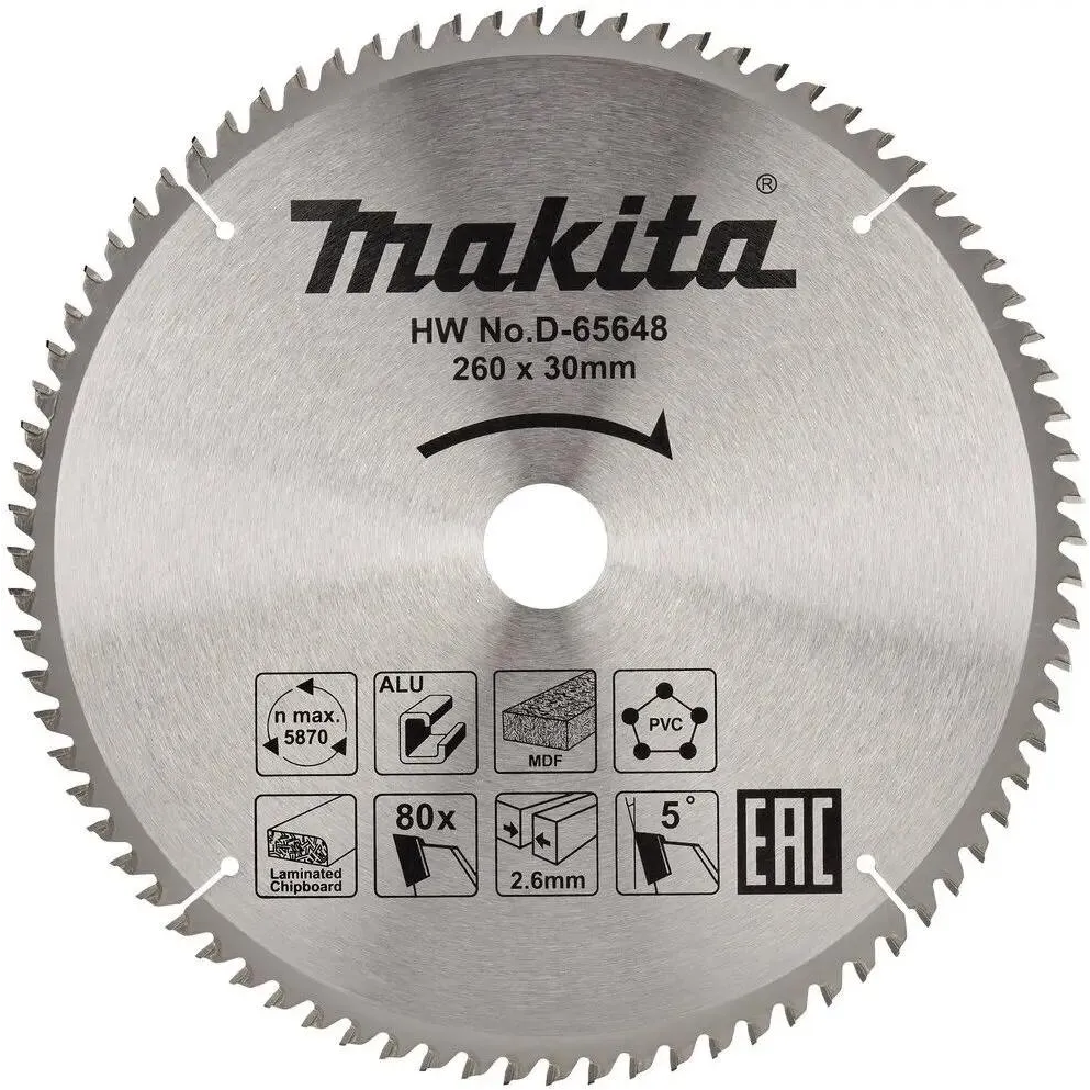 Диск пильный Makita D-65648