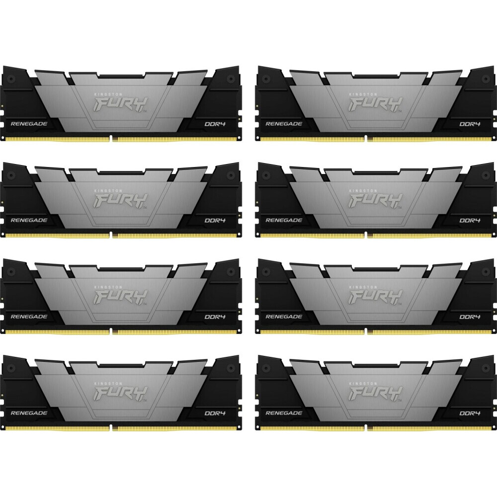 Оперативная память 256Gb DDR4 3200MHz Kingston Fury Renegade (KF432C16RB2K8/256) (8x32Gb KIT)