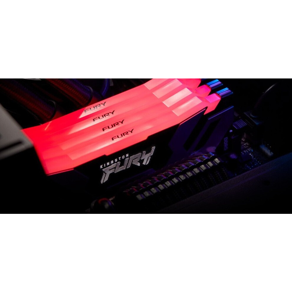 Оперативная память 96Gb DDR5 6000MHz Kingston Fury Renegade RGB (KF560C32RSAK2-96) (2x48Gb KIT) - фото 7