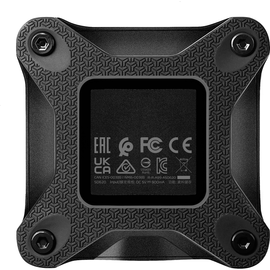 Внешний накопитель SSD 512Gb ADATA SD620 Black (SD620-512GCBK) - фото 5