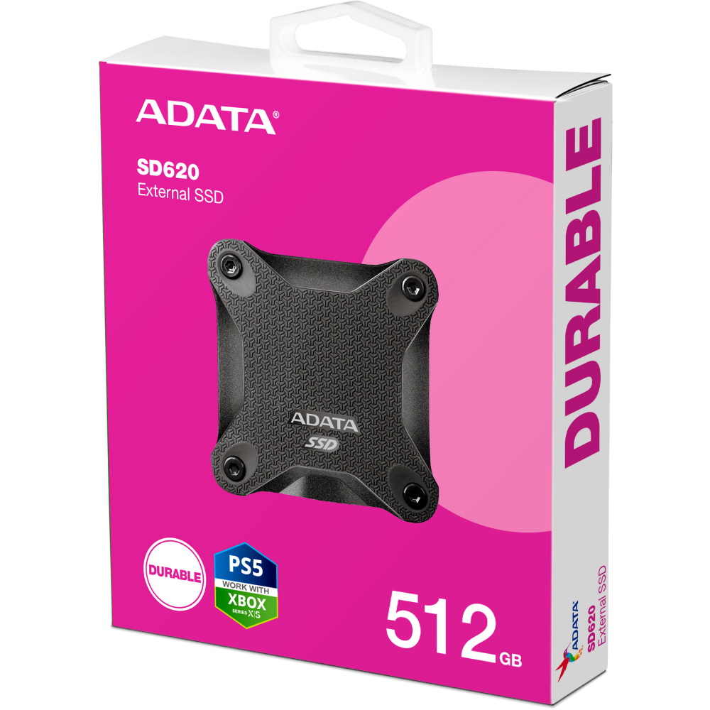 Внешний накопитель SSD 512Gb ADATA SD620 Black (SD620-512GCBK) - фото 6