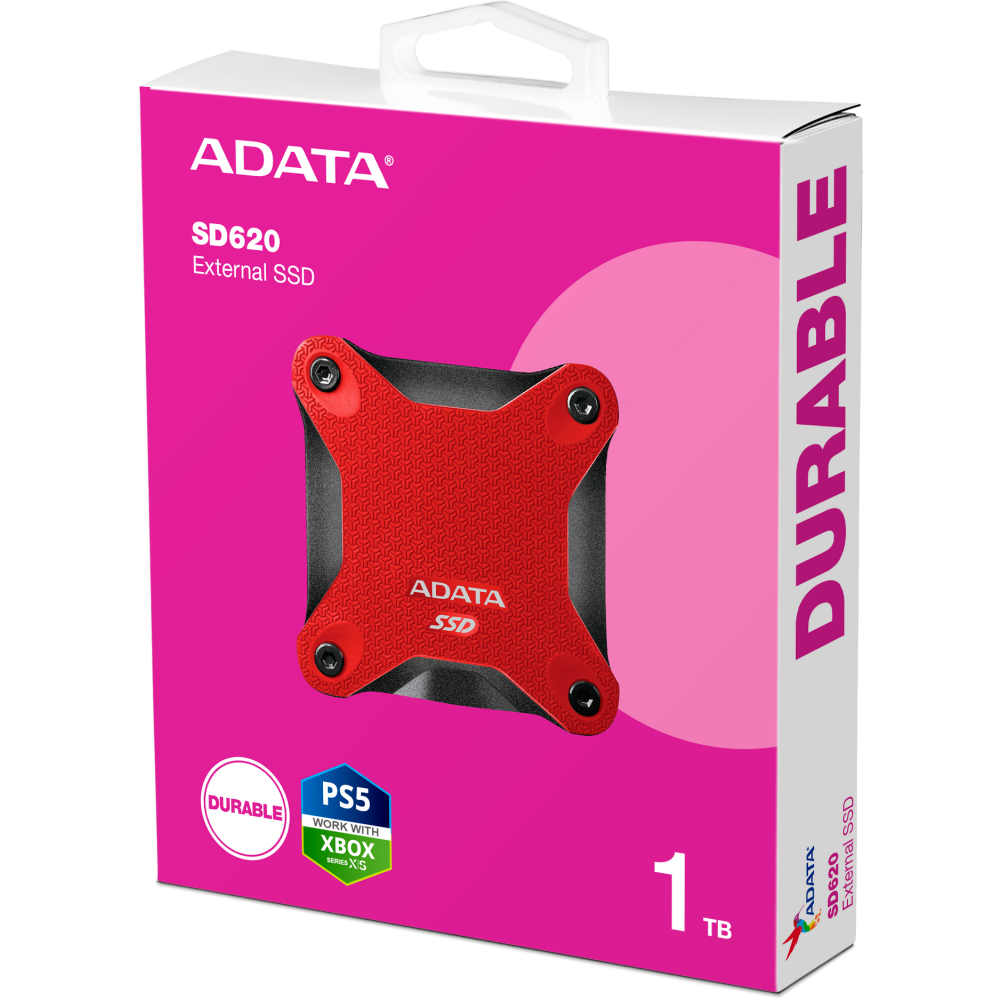 Внешний накопитель SSD 1Tb ADATA SD620 Red (SD620-1TCRD) - фото 6
