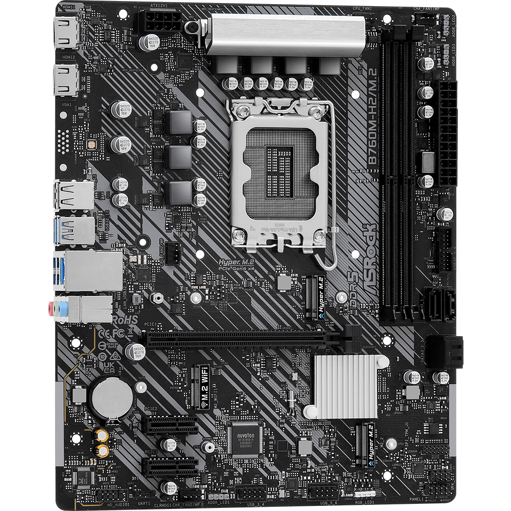 Материнская плата ASRock B760M-H2/M.2 - фото 3