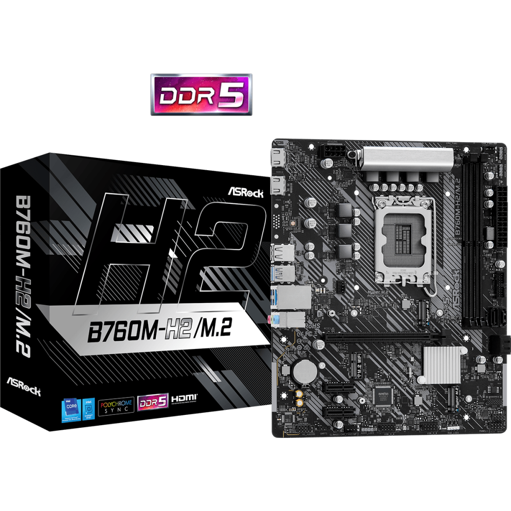 Материнская плата ASRock B760M-H2/M.2 - фото 5