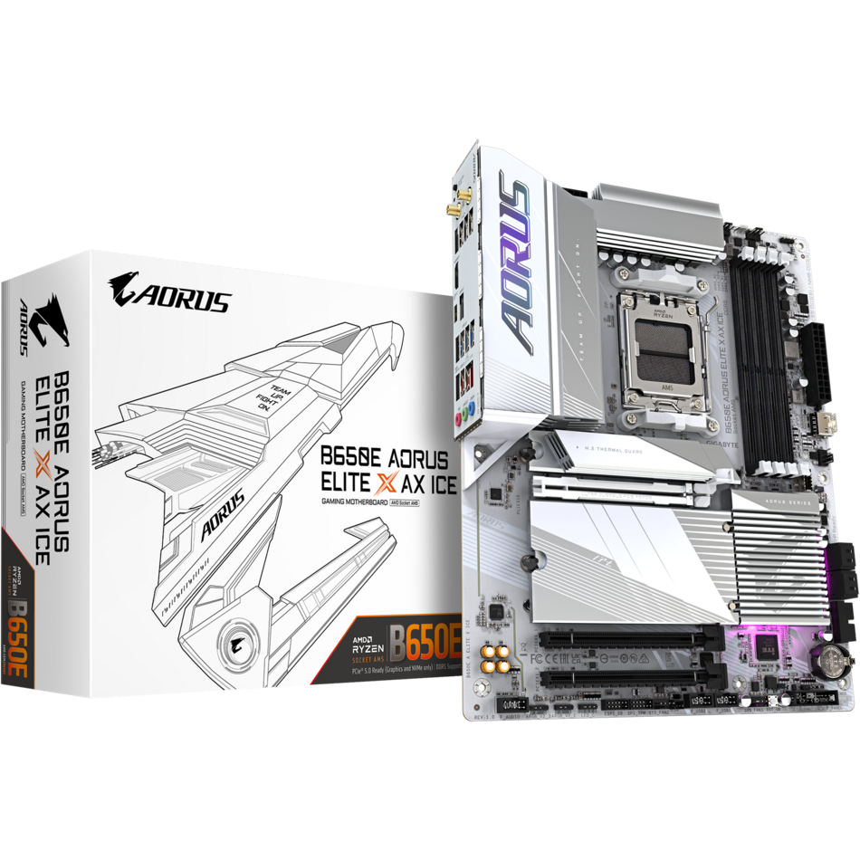 Материнская плата Gigabyte B650E AORUS ELITE X AX ICE - фото 5