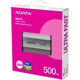 Внешний накопитель SSD 500Gb ADATA SD810 Grey (SD810-500G-CSG)