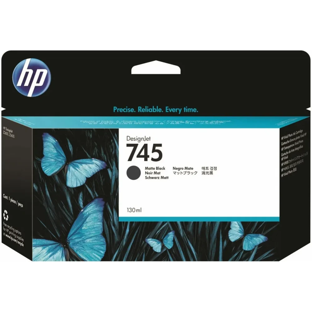 Картридж HP F9J99A (№745) Matte Black