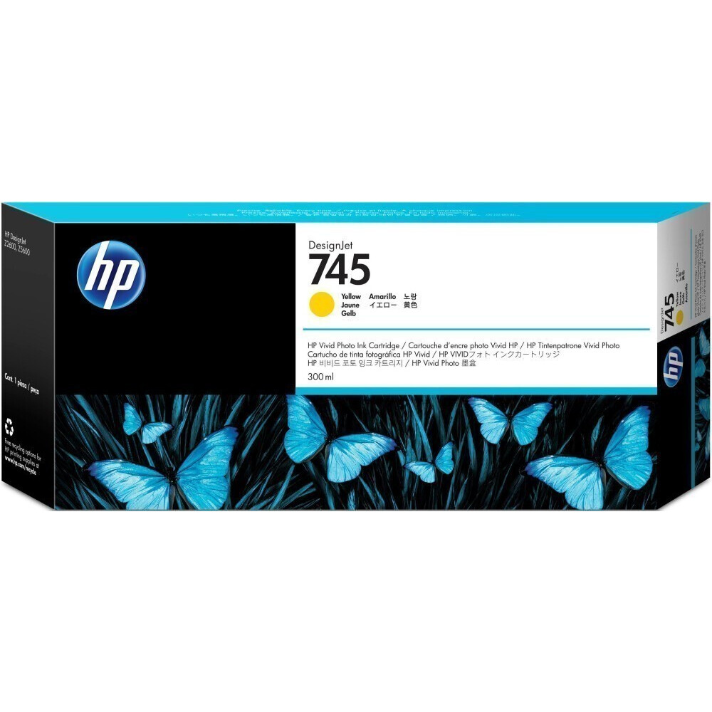 Картридж HP F9K02A (№745) Yellow