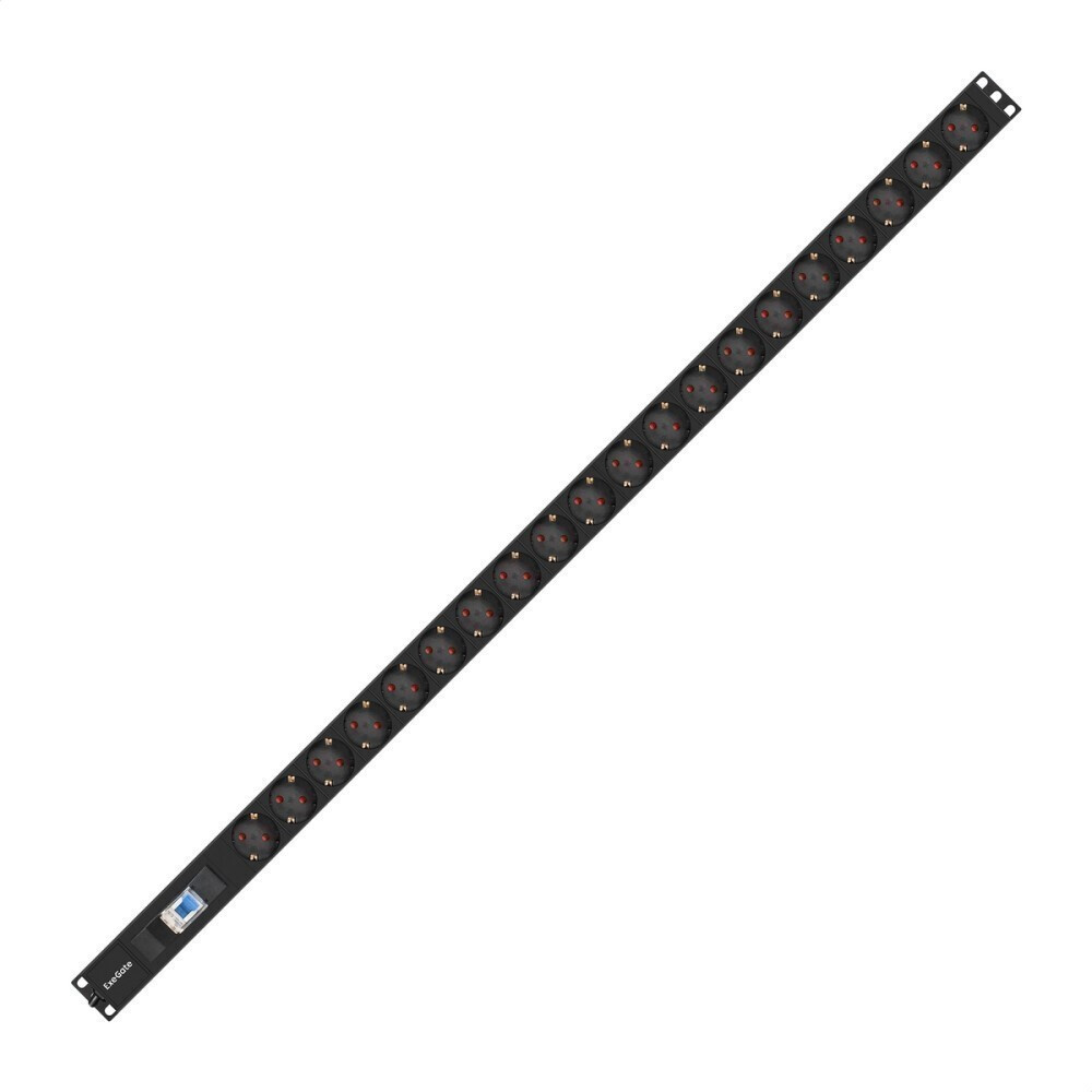 Блок розеток ExeGate PDU-V201 Al-20S-EU3-1P - EX296173RUS - фото 2