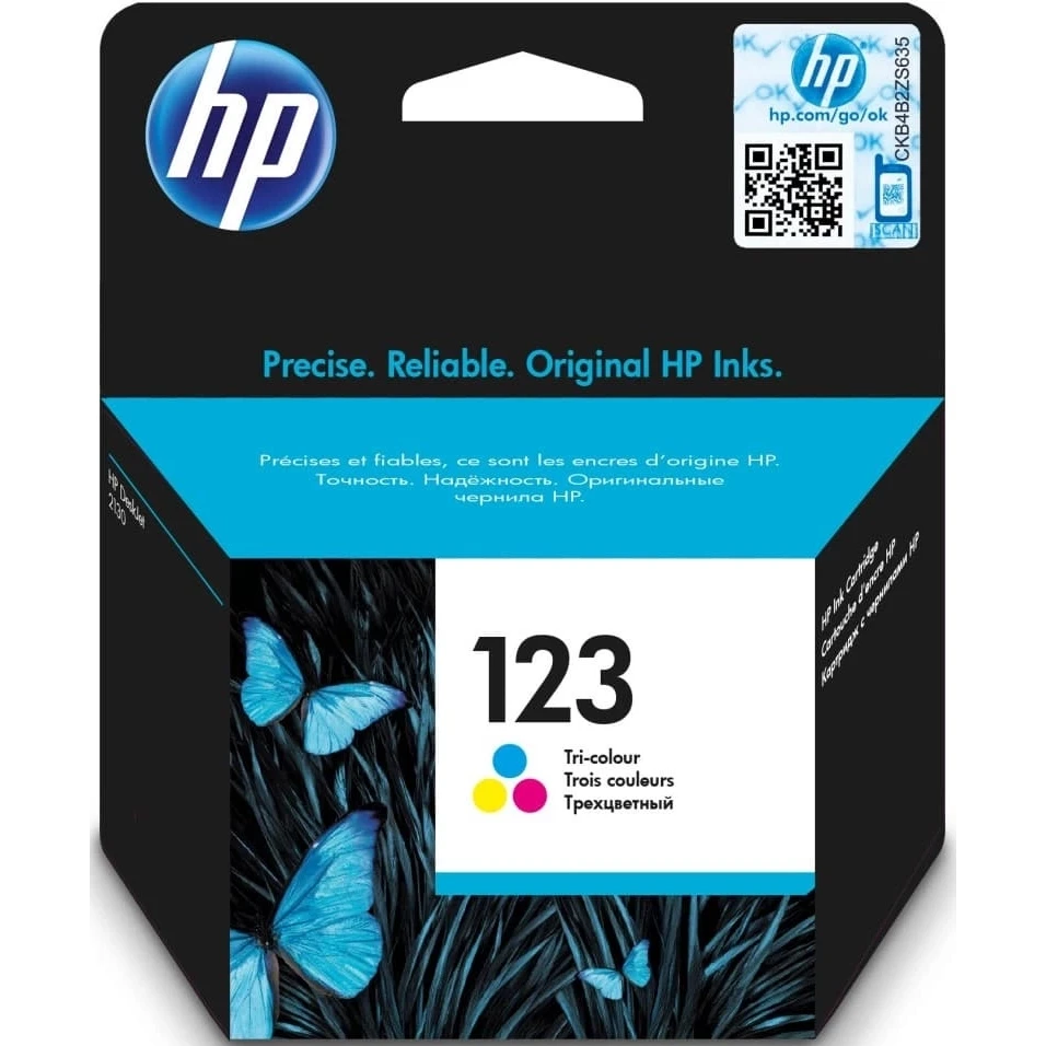 Картридж HP F6V16AE (№123) Color