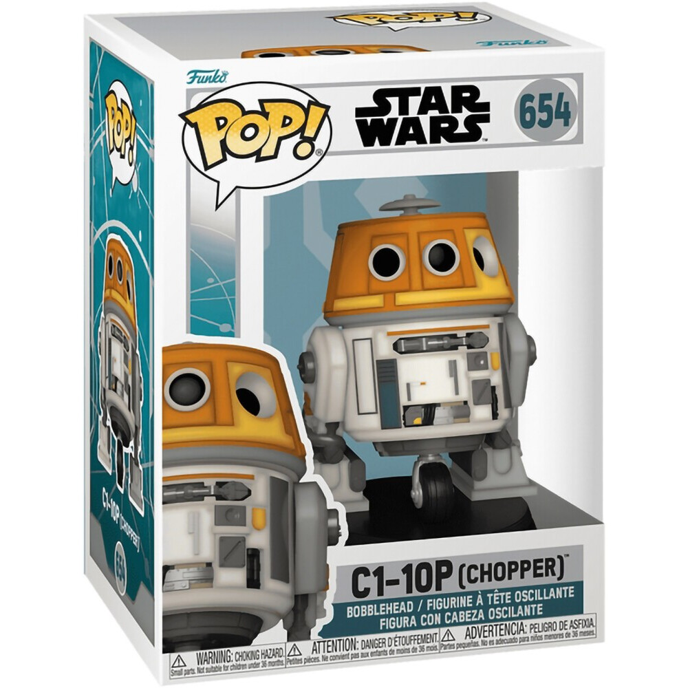 Фигурка Funko POP! Bobble Star Wars Ahsoka C1-10P (Chopper) - 72179 - фото 2