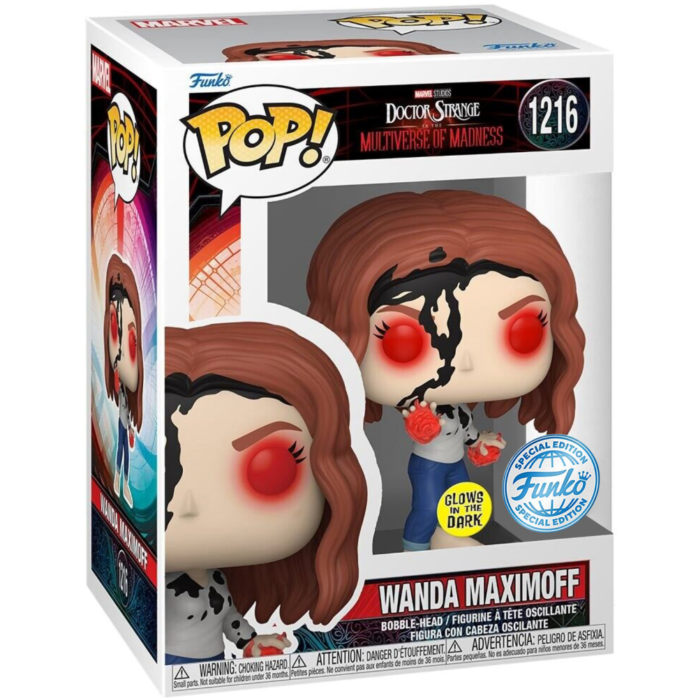 Фигурка Funko POP! Bobble Marvel Doctor Strange in the MoM Wanda Earth-838 - 71062 - фото 2