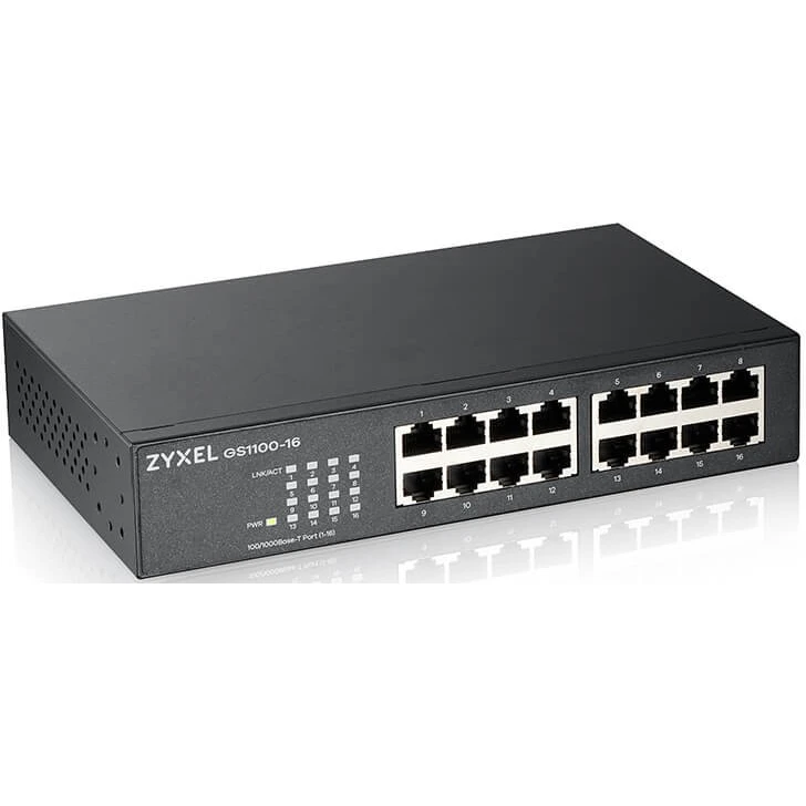 Коммутатор (свитч) Zyxel GS1100-16 - GS1100-16-EU0103F - фото 2