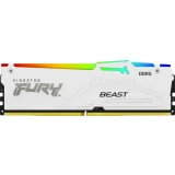 Оперативная память 32Gb DDR5 5200MHz Kingston Fury Beast White RGB (KF552C40BWA-32)