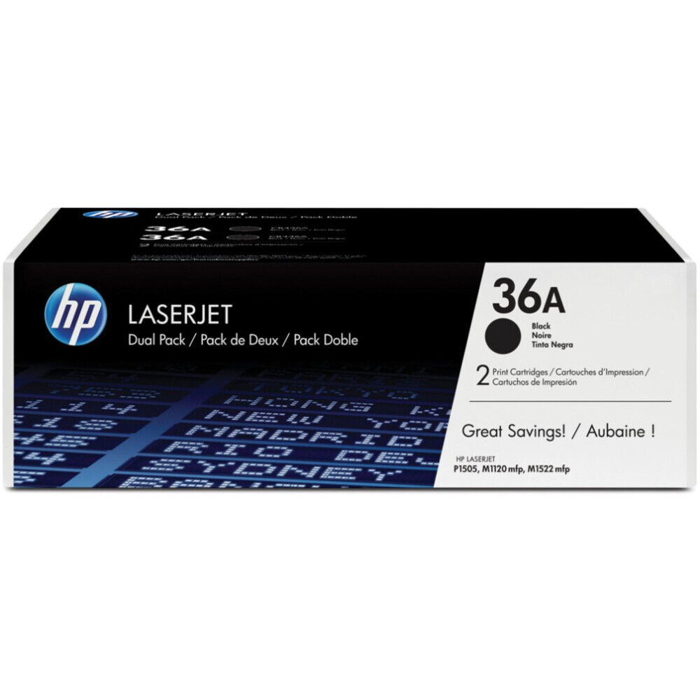 Картридж HP CB436AF (№36A) Black