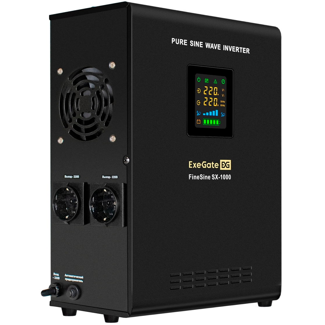 ИБП ExeGate FineSine SX-1000.LCD.AVR.2SH