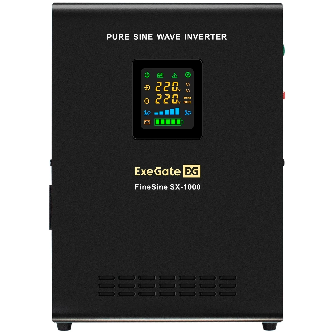 ИБП ExeGate FineSine SX-1000.LCD.AVR.2SH - EX295997RUS - фото 2