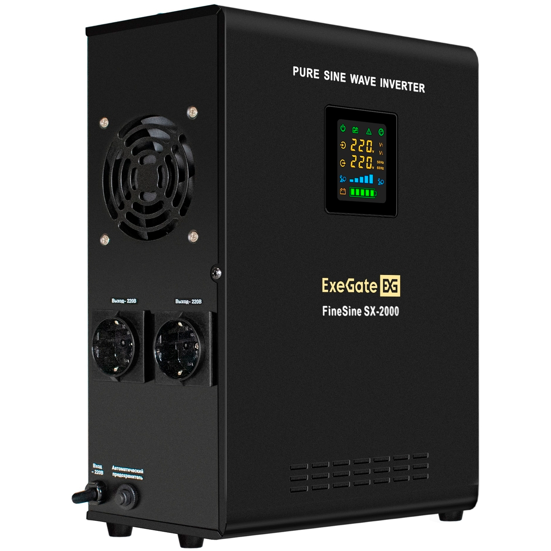 ИБП ExeGate FineSine SX-2000.LCD.AVR.2SH