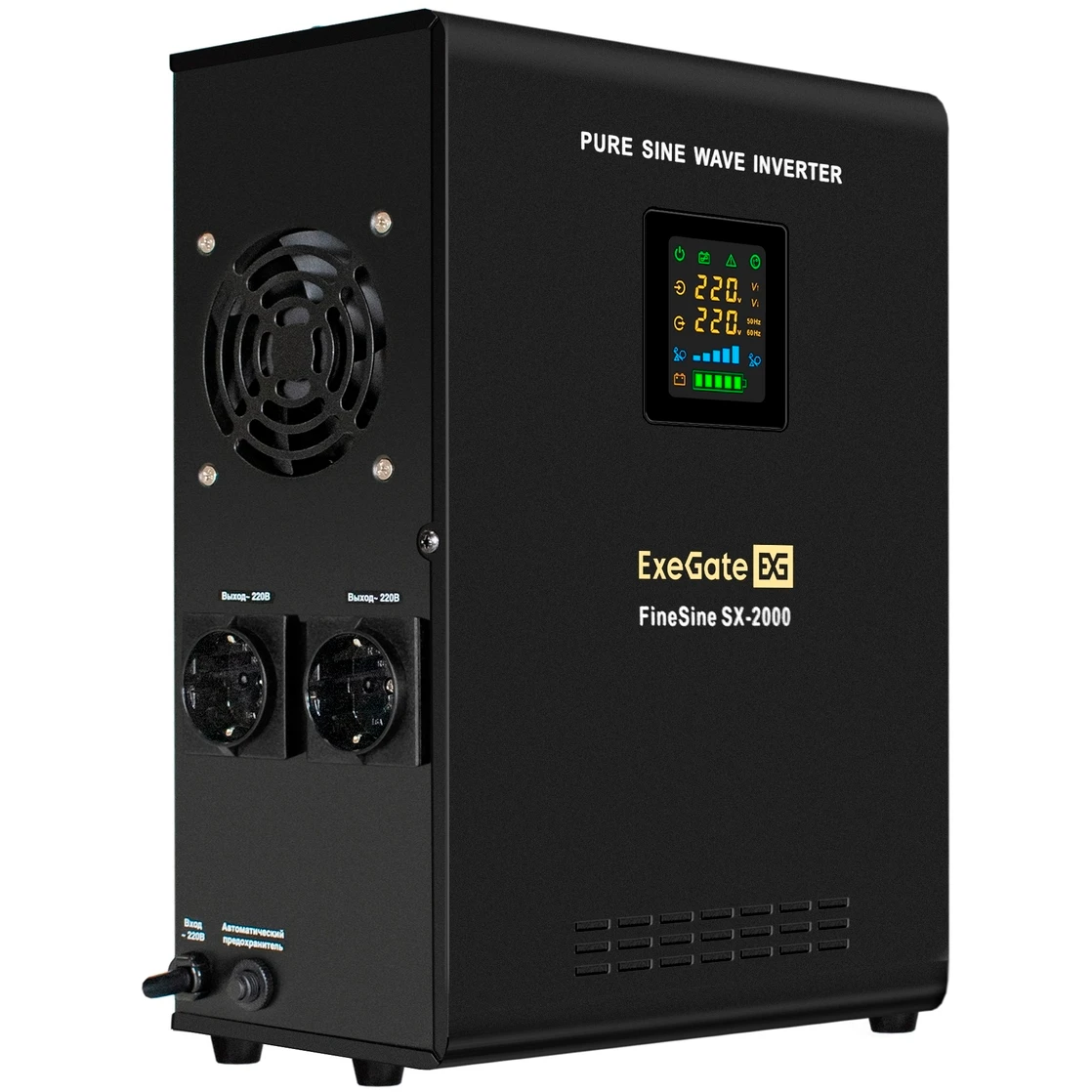 ИБП ExeGate FineSine SX-2000.LCD.AVR.2SH - EX296001RUS