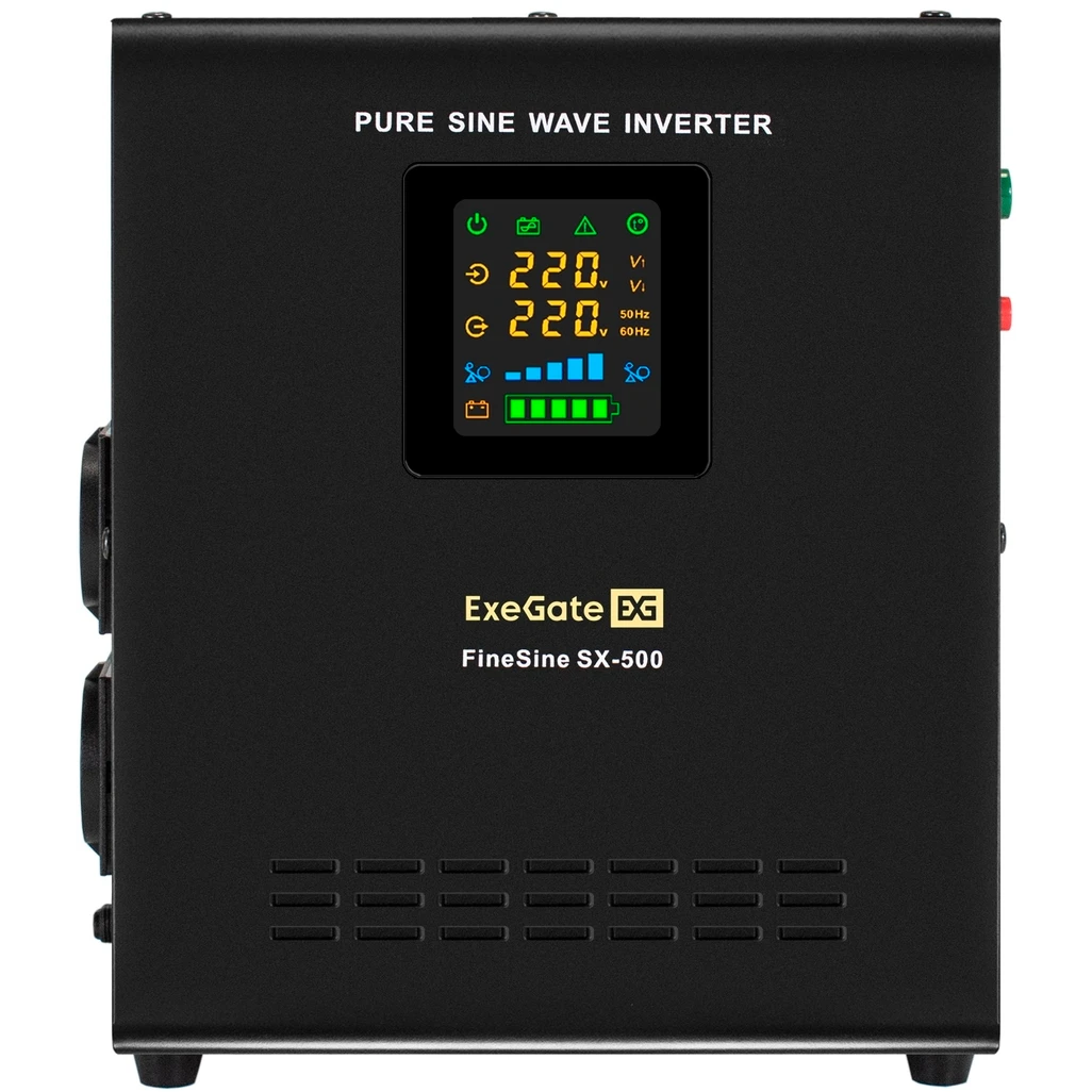 ИБП ExeGate FineSine SX-500.LCD.AVR.2SH - EX295995RUS - фото 2