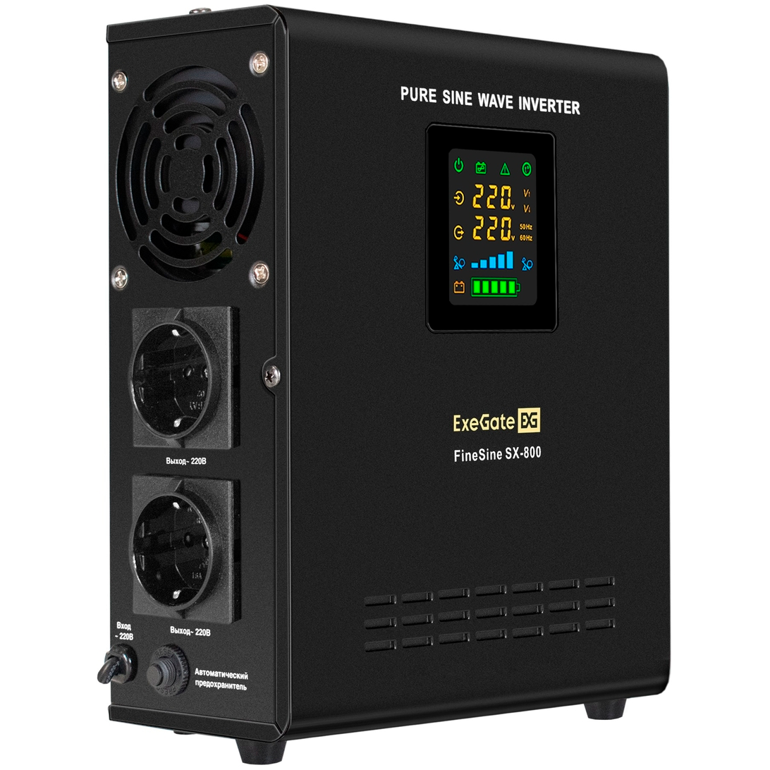ИБП ExeGate FineSine SX-800.LCD.AVR.2SH