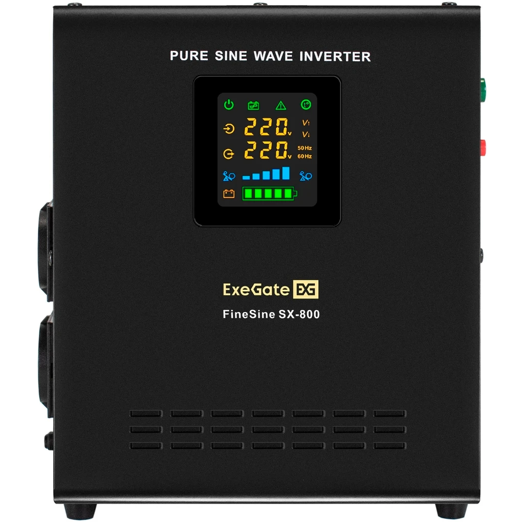 ИБП ExeGate FineSine SX-800.LCD.AVR.2SH - EX295996RUS - фото 2