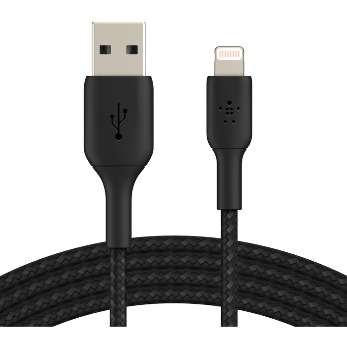 Кабель USB - Lightning, 1м, Belkin CAA002bt1MBK