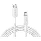 Кабель USB Type-C - USB Type-C, 3м, Anker 322 White (A81F7H21/A81F7G21)