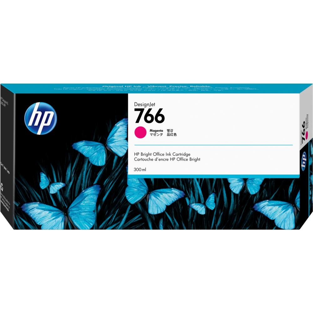 Картридж HP P2V90A (№766) Magenta
