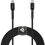 Кабель USB Type-C - Lightning, 2.5м, Lyambda LCL25-BK