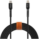 Кабель USB Type-C - Lightning, 2.5м, Lyambda LCLm25-BK