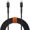 Кабель USB Type-C - Lightning, 2.5м, Lyambda LCLm25-BK