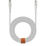 Кабель USB Type-C - Lightning, 2.5м, Lyambda LCLm25-WH