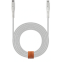 Кабель USB Type-C - Lightning, 2.5м, Lyambda LCLm25-WH - фото 2