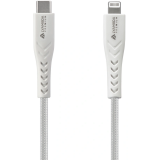 Кабель USB Type-C - Lightning, 2.5м, Lyambda LCLm25-WH