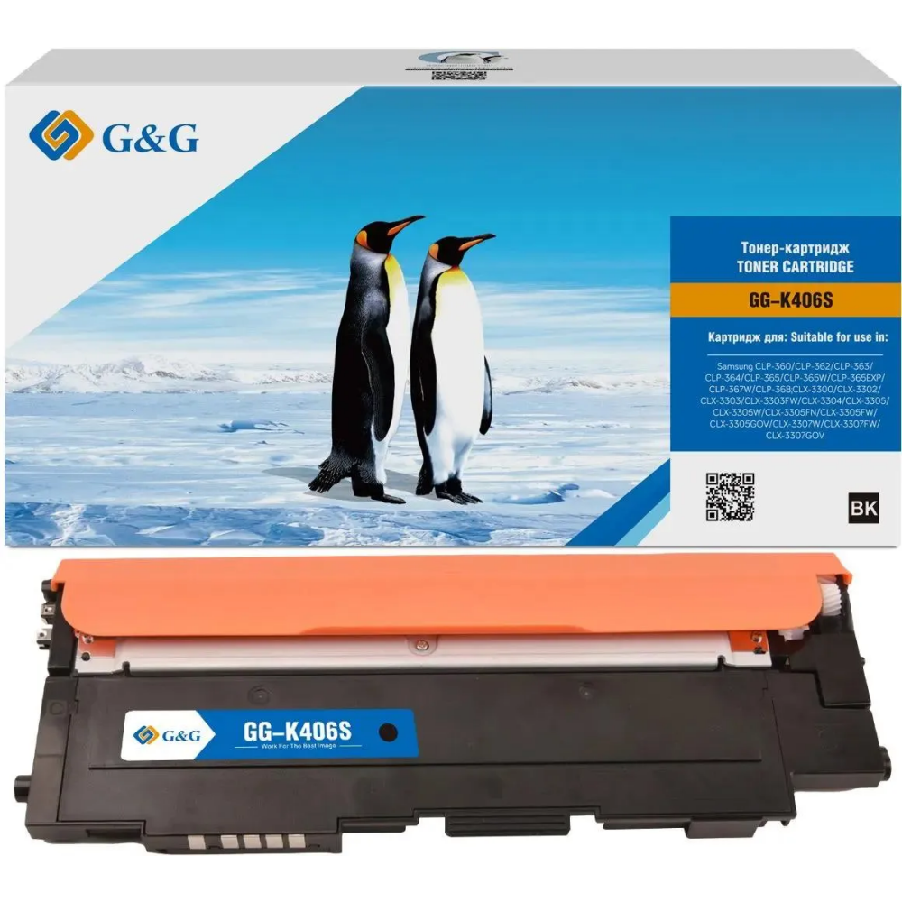 Картридж G&G GG-K406S Black