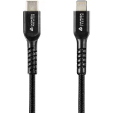 Кабель USB Type-C - Lightning, 1м, Lyambda LCLm10-BK