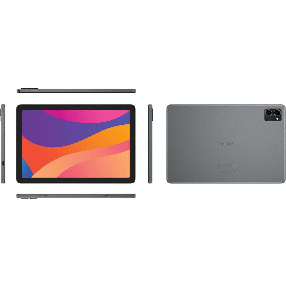 Планшет Digma Optima 1415D 4G Grey - фото 5