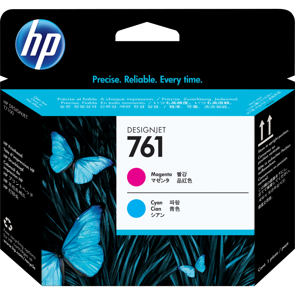 Печатающая головка HP CH646A (№761) Magenta/Cyan