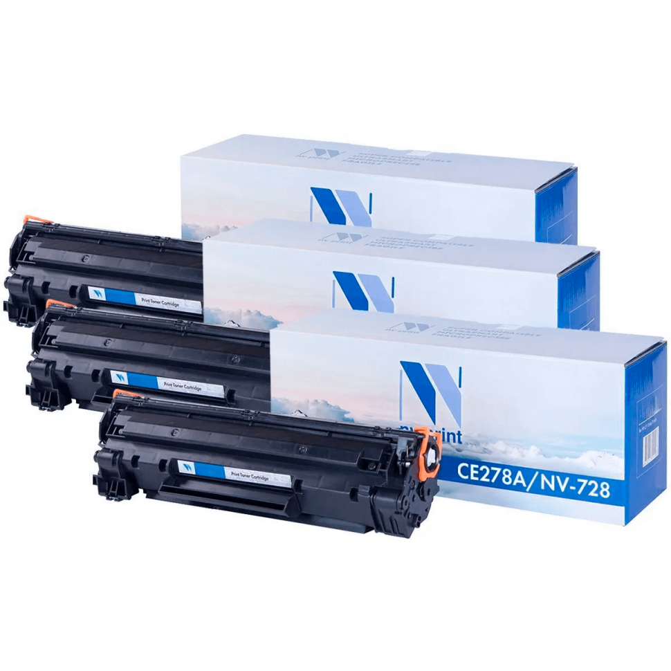 Картридж NV Print CE278A/728-SET3