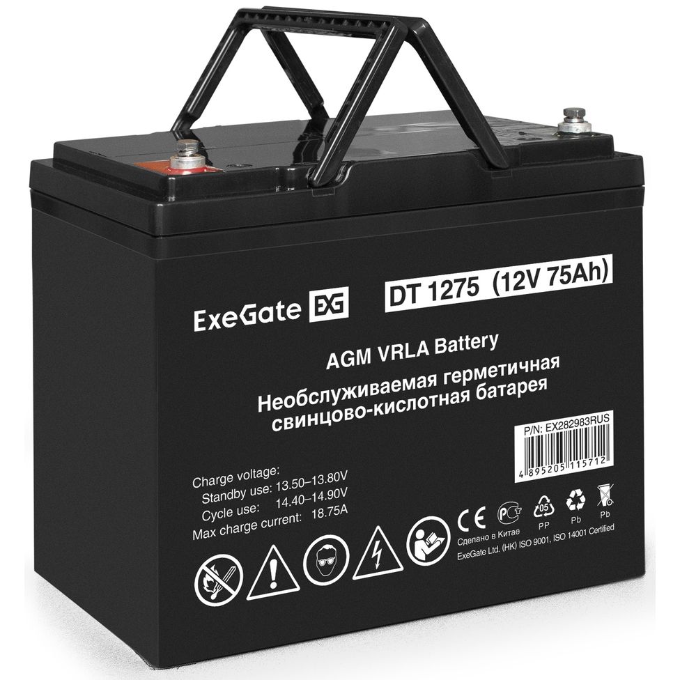 ИБП ExeGate FineSine SX-2000.LCD.AVR.2SH + 2x DT 1275 (75Ач) - EX296596RUS - фото 8