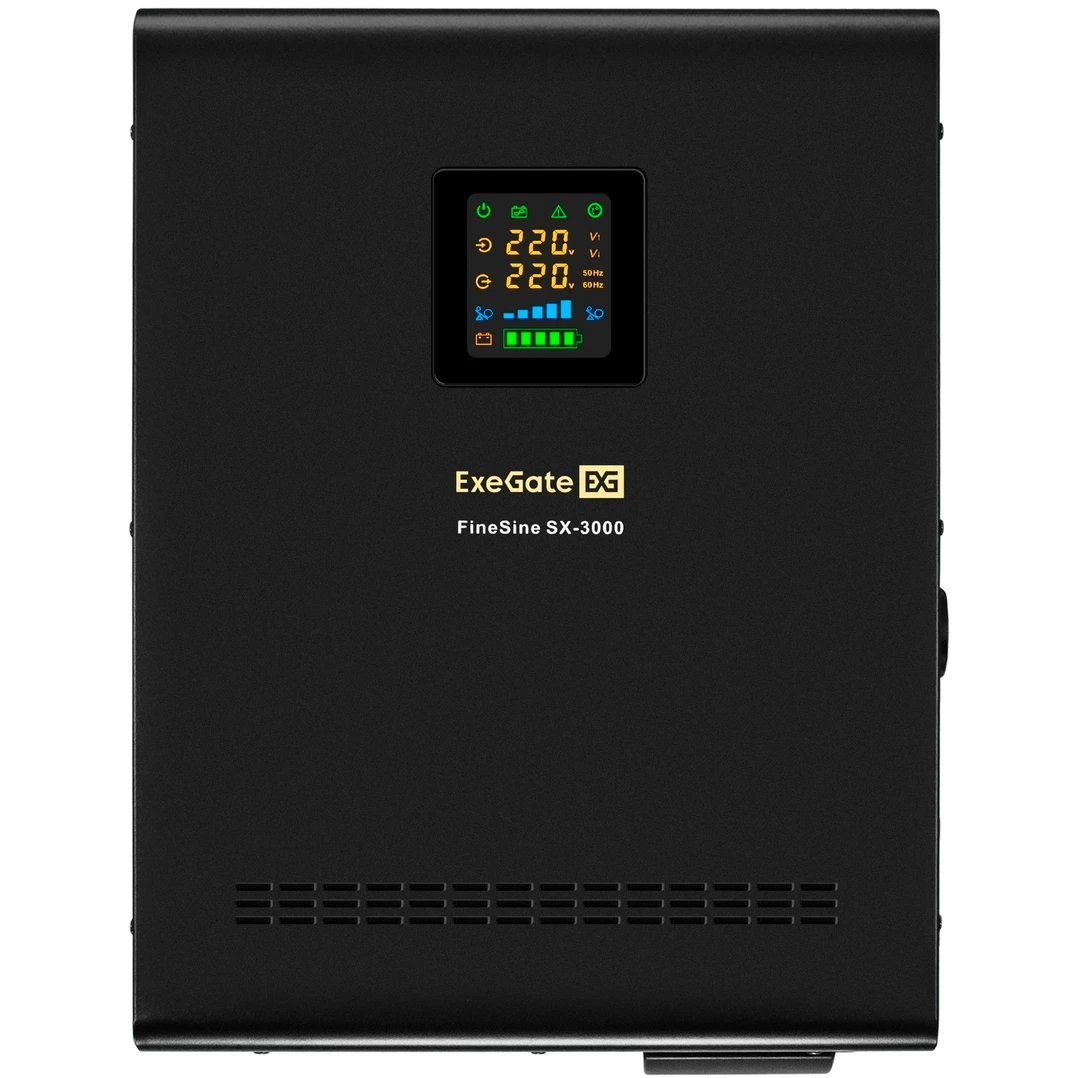 ИБП + батарея ExeGate FineSine SX-3000.LCD.AVR.2SH.T + 4x HR 12-40 (40Ач) - EX296636RUS - фото 2