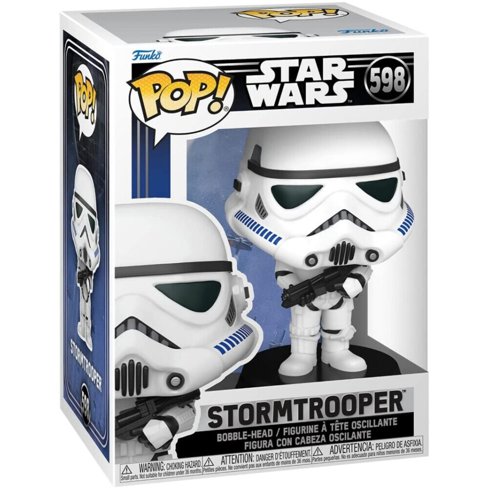 Фигурка Funko POP! Bobble Star Wars Ep 4 ANH Stormtrooper - 67537 - фото 2