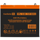 ИБП + батарея ExeGate FineSine SX-500.LCD.AVR.2SH + HRL 12-80 (80Ач) (EX296506RUS)