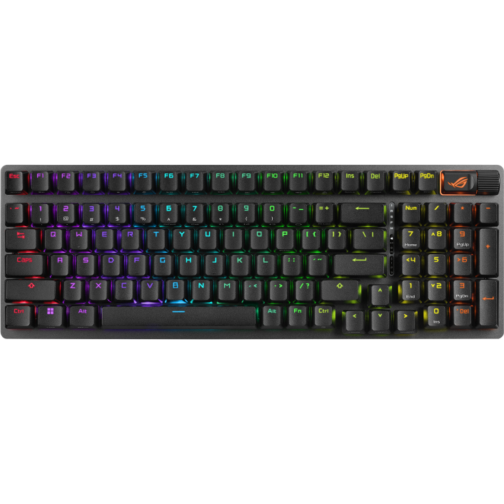 Клавиатура ASUS X901 Strix Scope II 96 NXSW (PBT) Black - 90MP037A-BKRA01 - фото 4