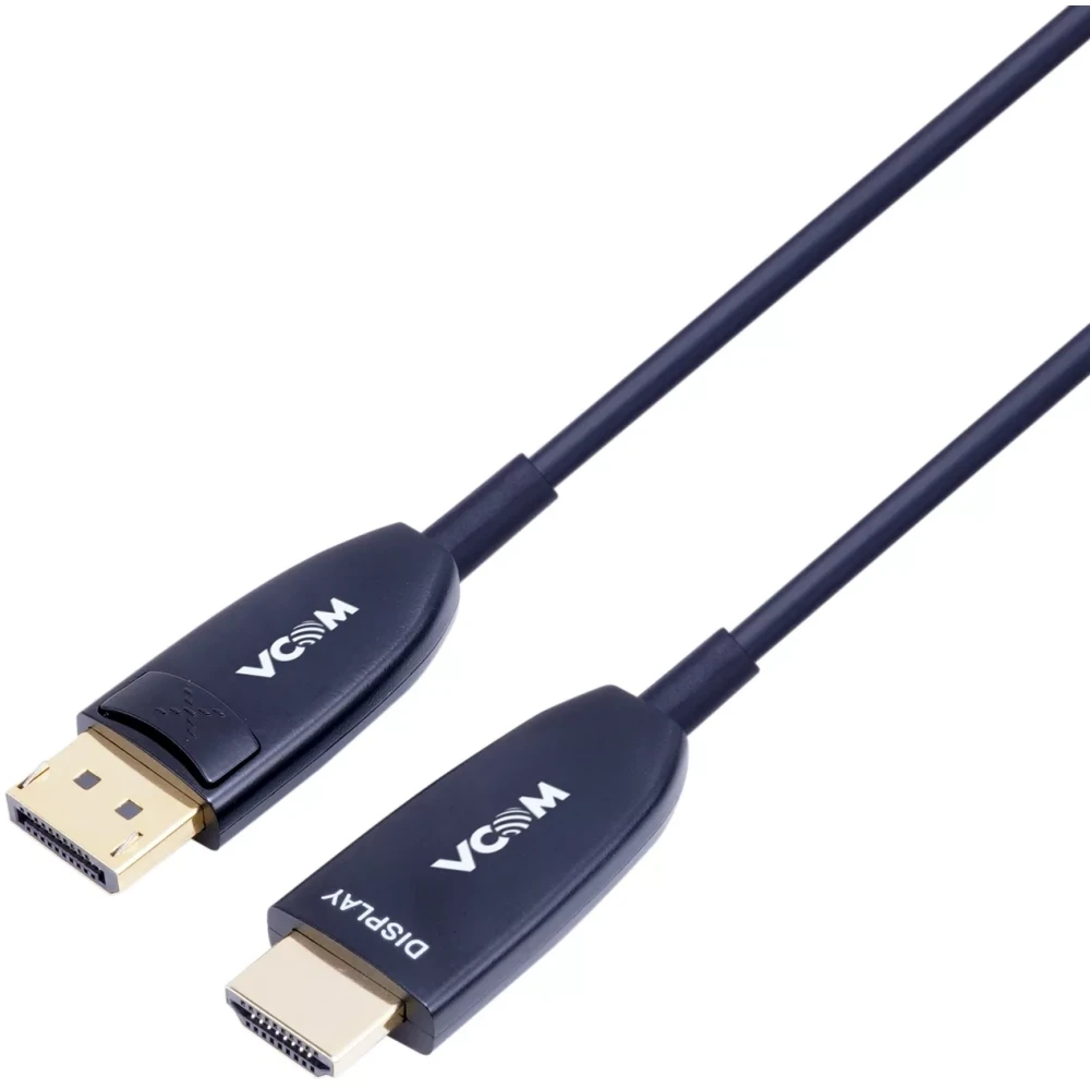 Кабель DisplayPort (M) - HDMI (M), 20м, VCOM D3752B-20.0