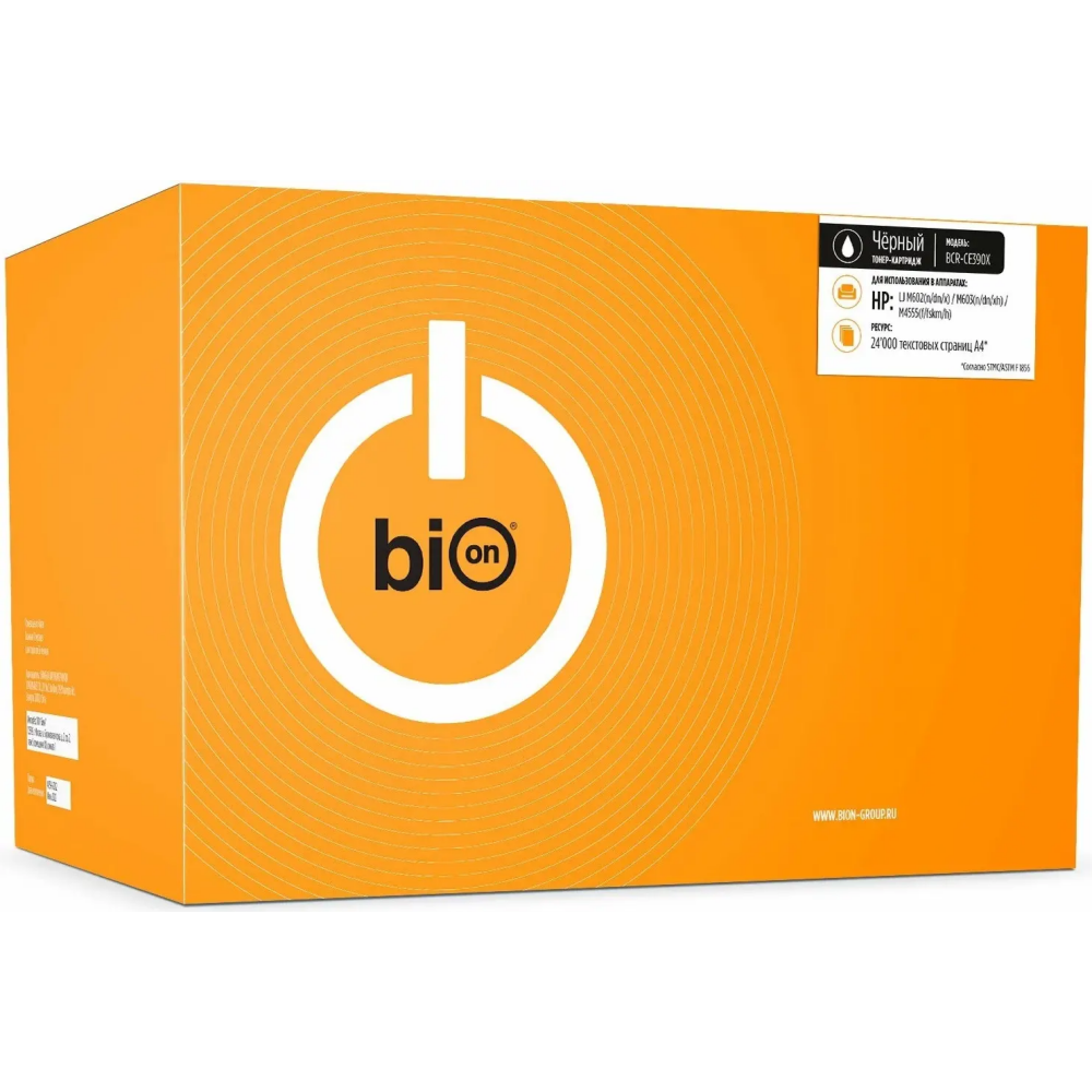 Картридж Bion CE390X Black
