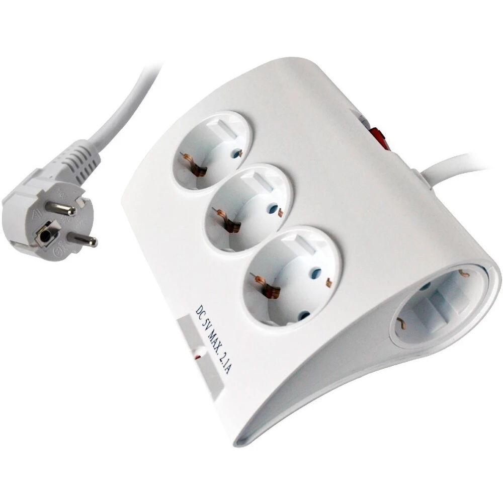 Сетевой удлинитель СТАРТ S 5x1-ZDV 2USB - 4680024810449