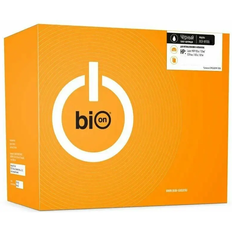 Картридж Bion W1106X Black
